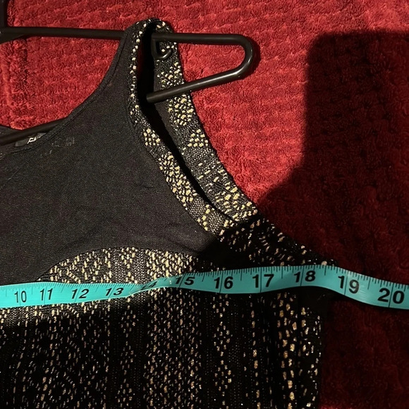 Femme vintage 80s Style sheer shiny detail lace cocktail mini body con dress - Picture 7 of 13